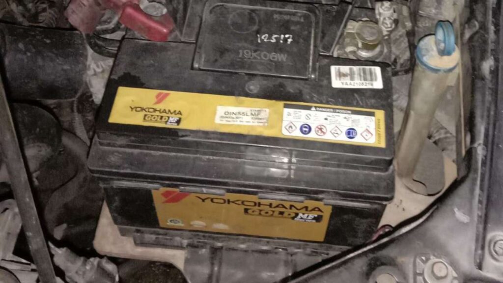 saiz standard bateri untuk proton wira